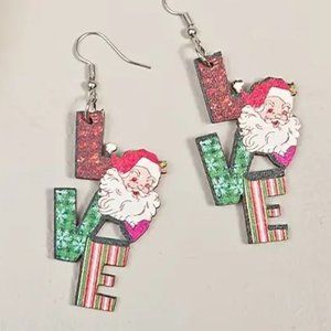 3/$12~Love Christmas Earrings